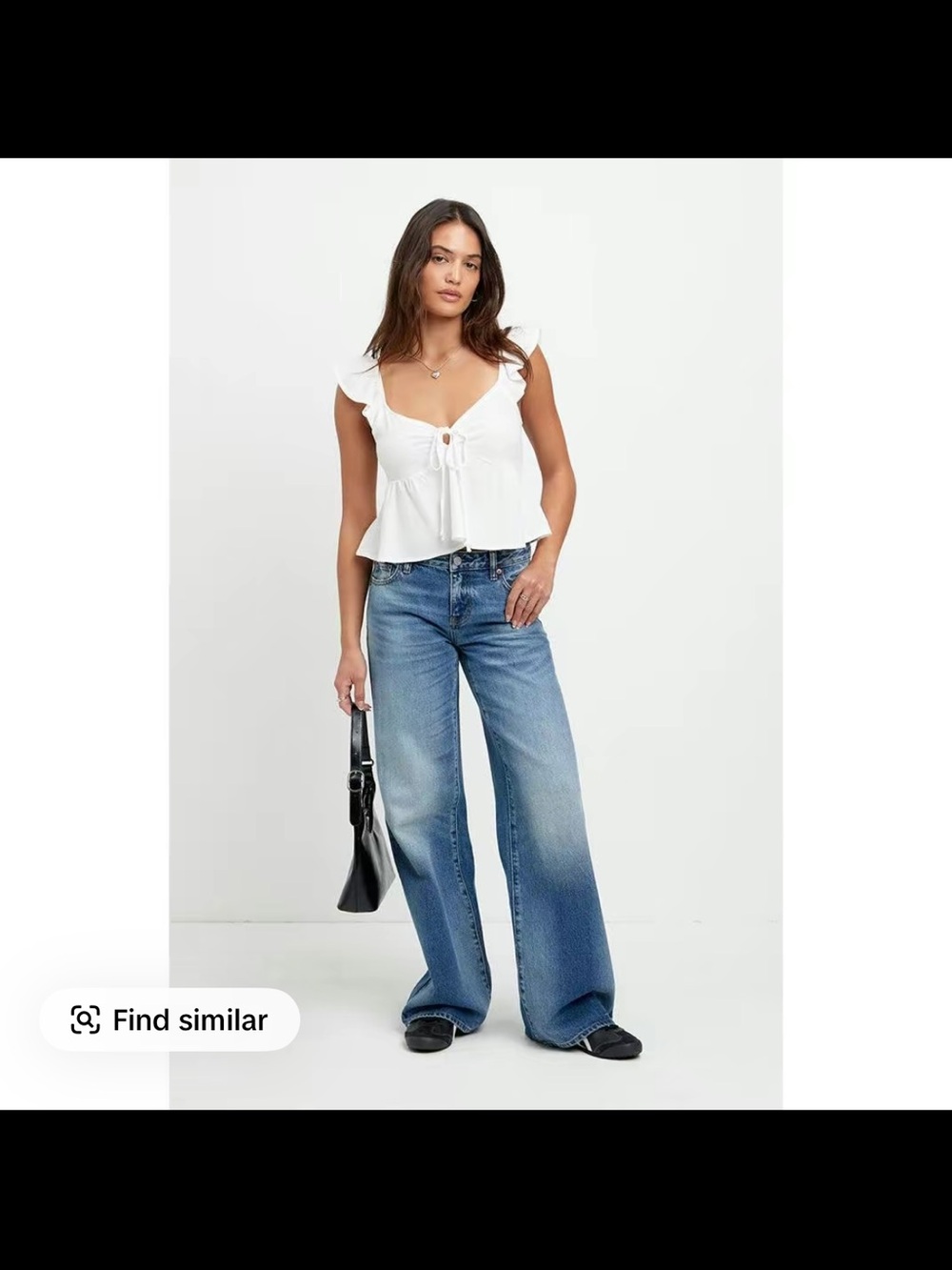PacSun Wide-Leg Faded Blue High-Rise Jeans